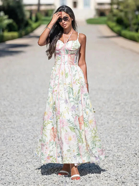 Elegant Halter Lady Dress