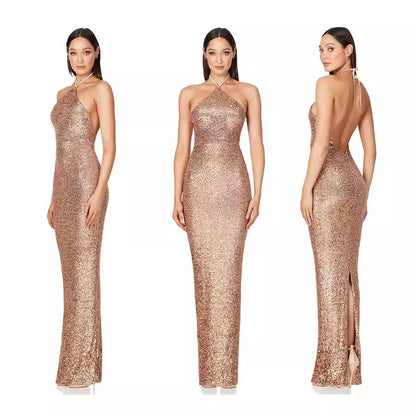 Halter Elegant Dress
