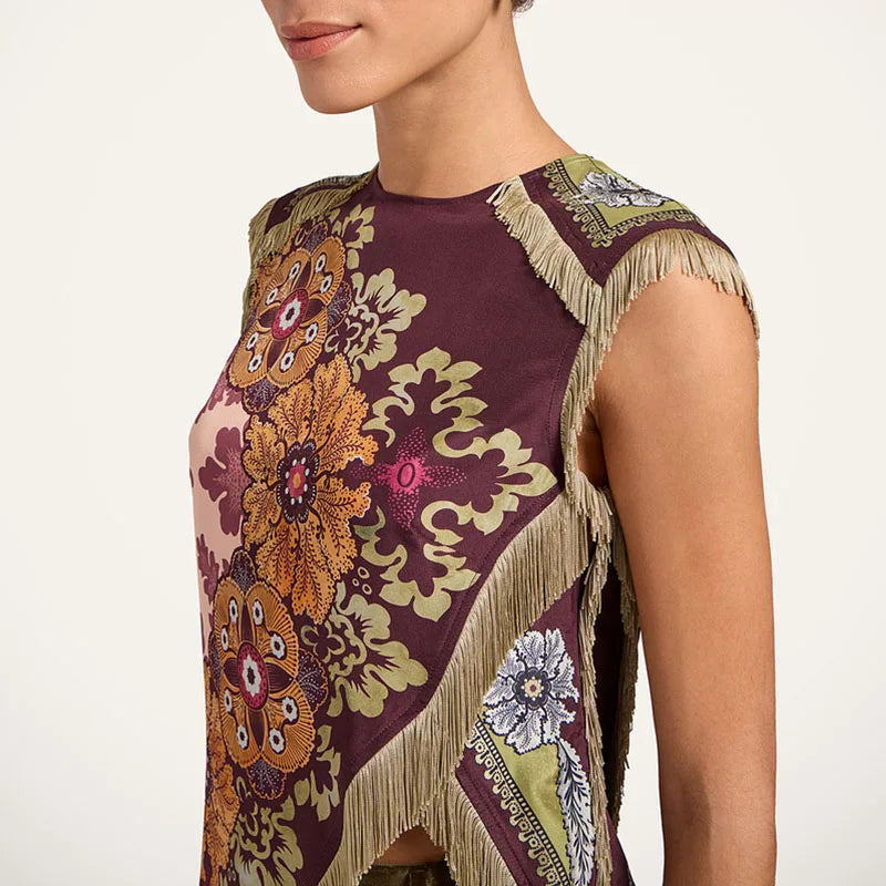 Tassel Irregular Top