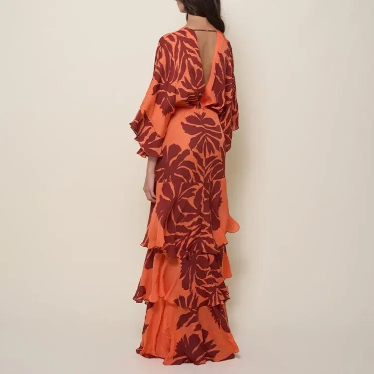 Ruffle maxi Dress