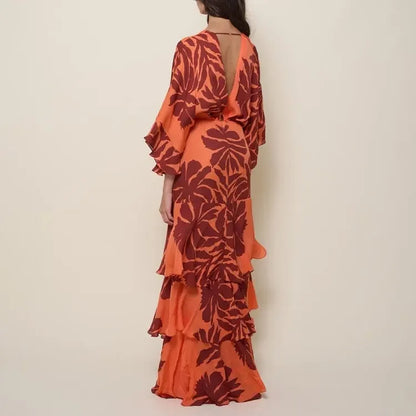 Ruffle maxi Dress