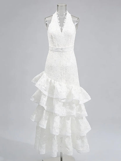 Halter Ruffle Dress