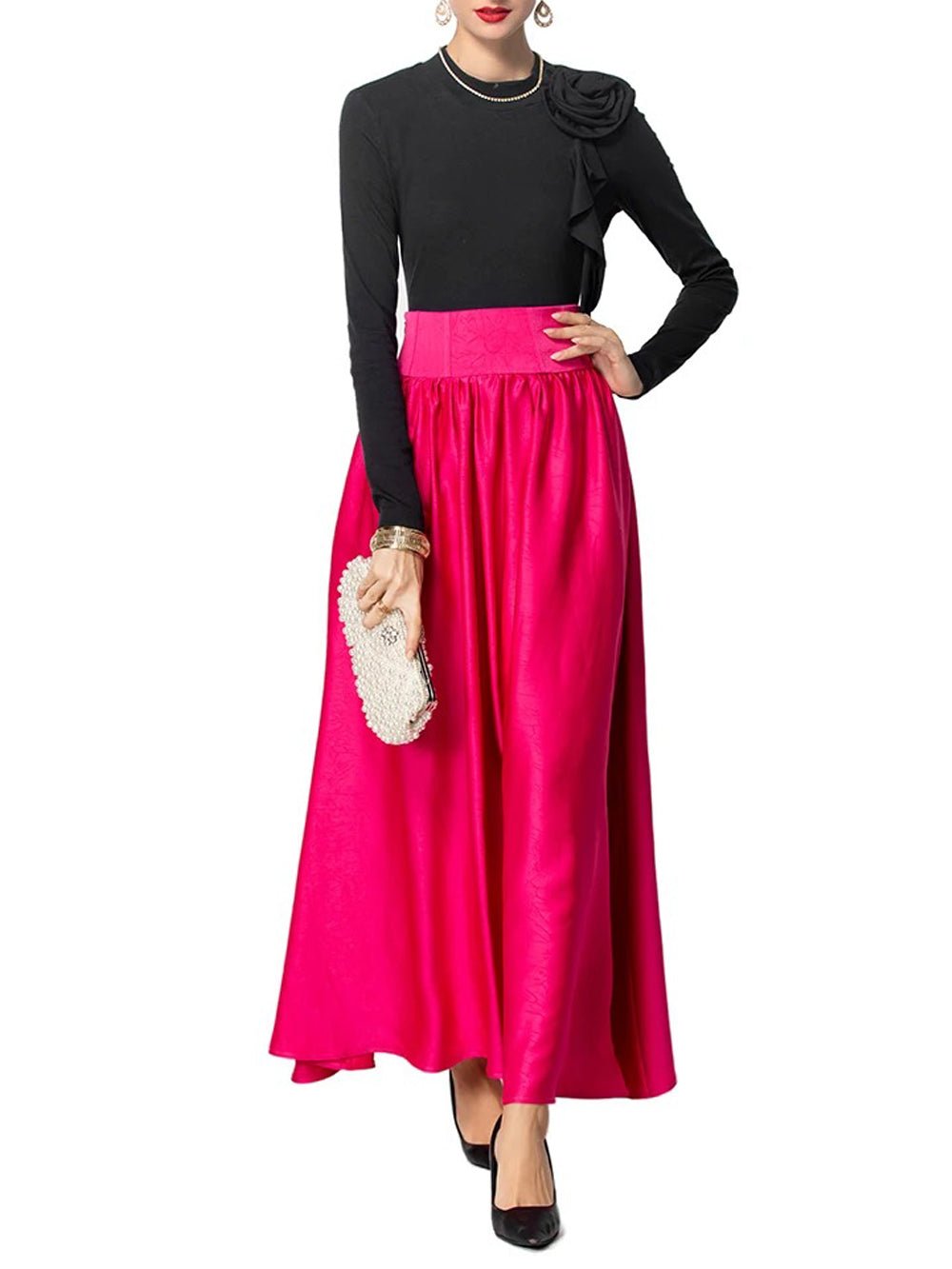 Adalynn Ruffle Top & Skirt Set