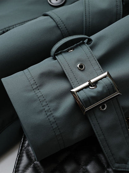 Aiden Double-Breasted Belt Coat