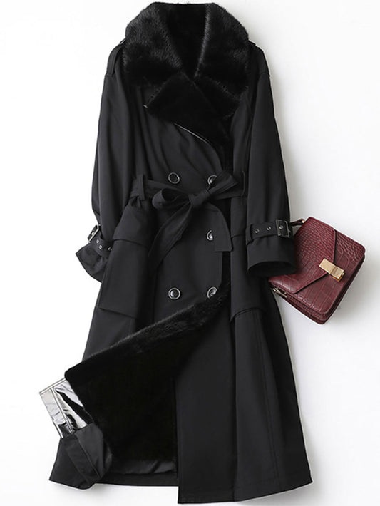 Aiden Double-Breasted Belt Coat