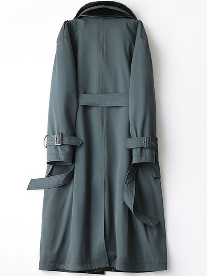 Aiden Double-Breasted Belt Coat