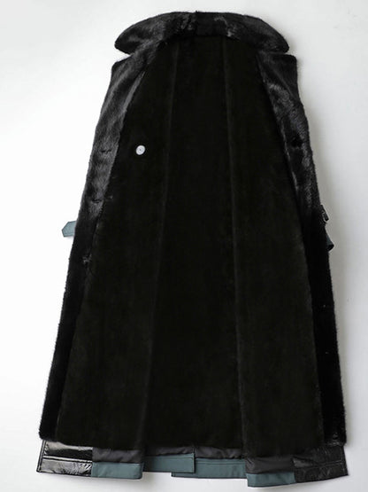 Aiden Double-Breasted Belt Coat