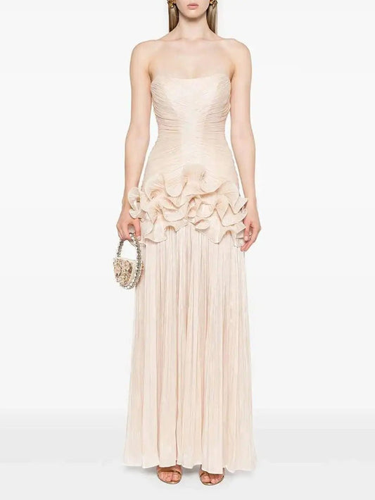 Aliyah Ruffle Midi Dress