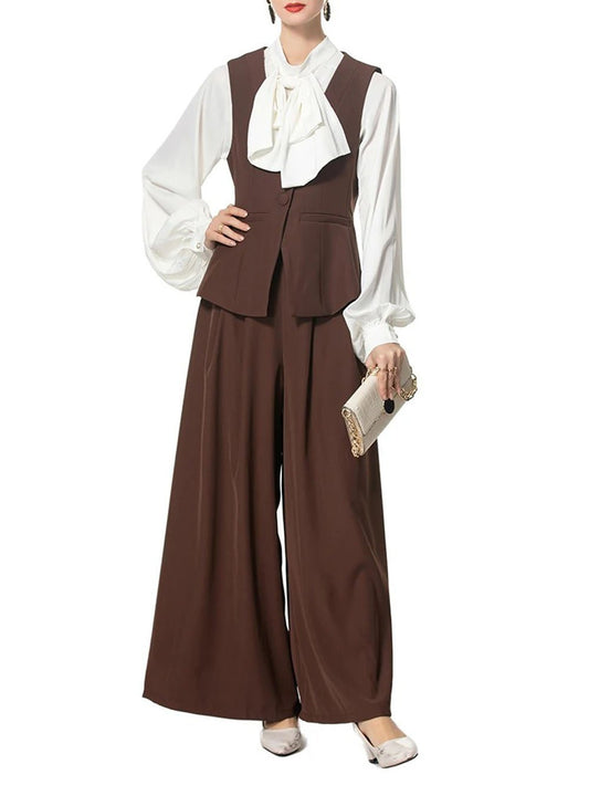 Amara Single-Breasted Vest & Pant Set