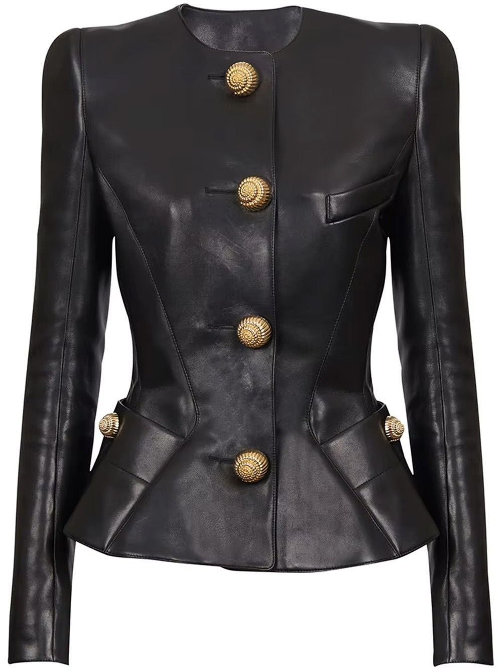 Amelie Sculpted Button Jacket