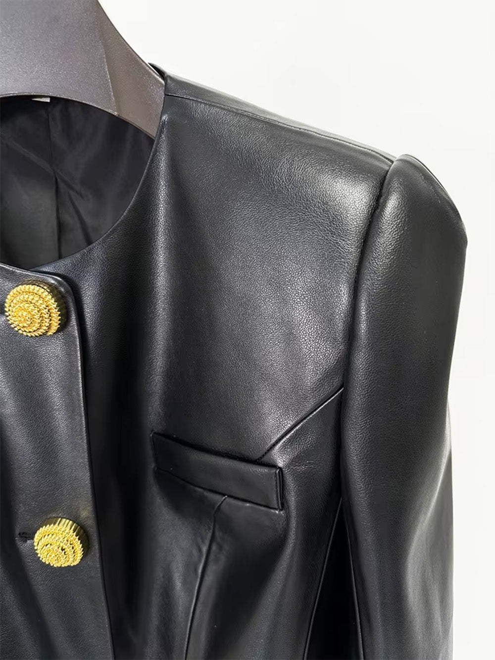 Amelie Sculpted Button Jacket