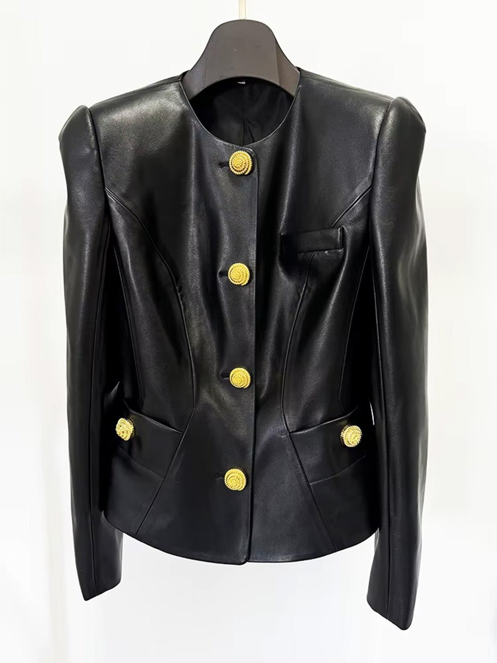 Amelie Sculpted Button Jacket
