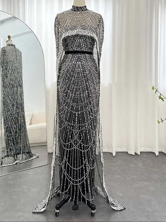 Amelie Sequin Maxi Dress