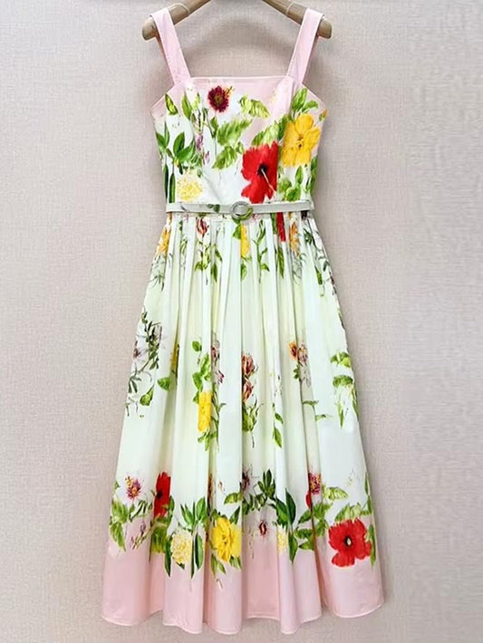 Annika Garden Midi Dress