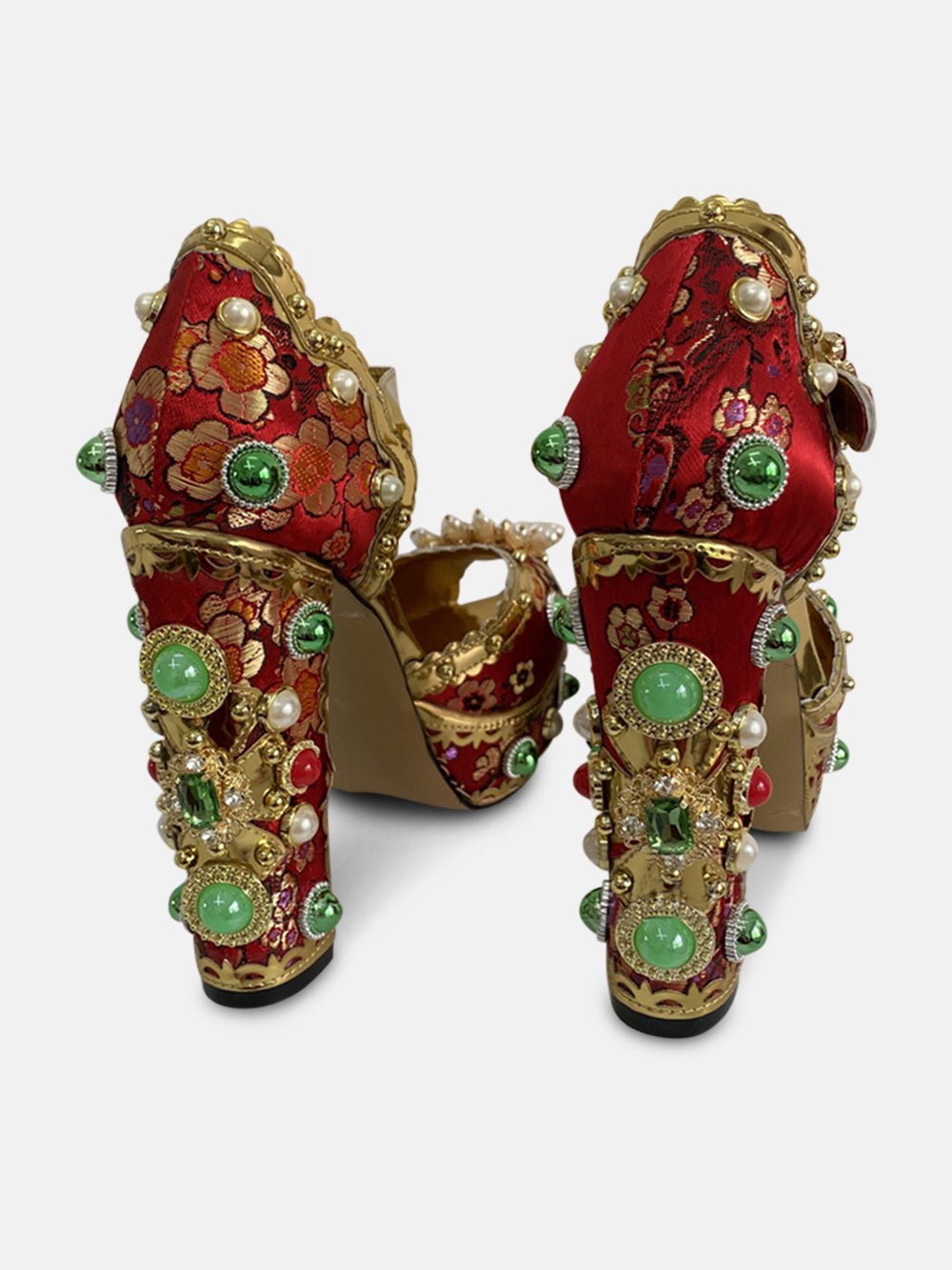 Arya Diamonds Pearls High Heels