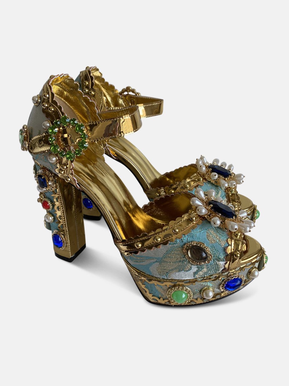 Arya Diamonds Pearls High Heels