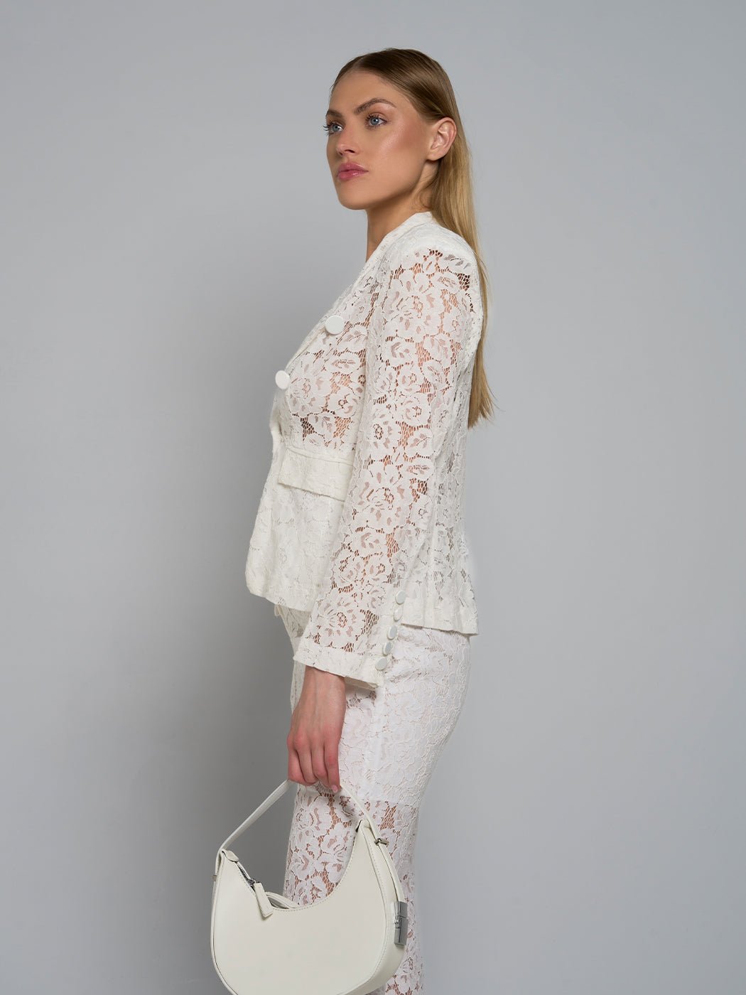 Bonnie Lace Jacket & Flare Pant Set