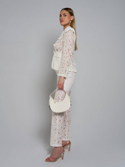 Bonnie Lace Jacket & Flare Pant Set