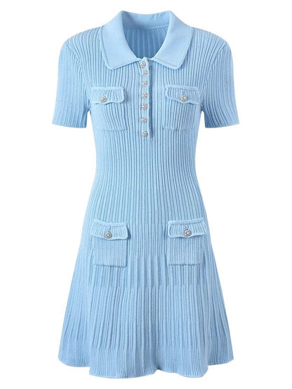 Caitlin Knitted Mini Dress