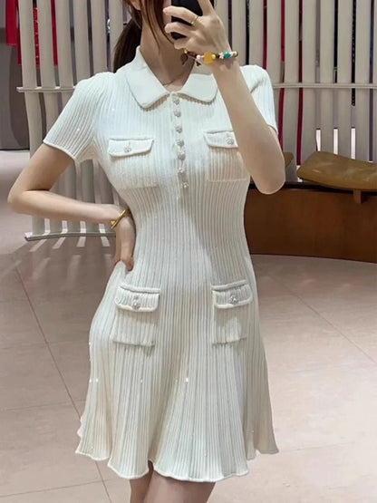 Caitlin Knitted Mini Dress