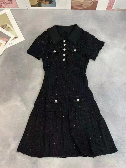 Caitlin Knitted Mini Dress