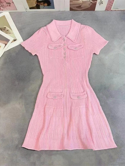 Caitlin Knitted Mini Dress