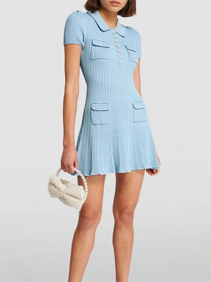 Caitlin Knitted Mini Dress