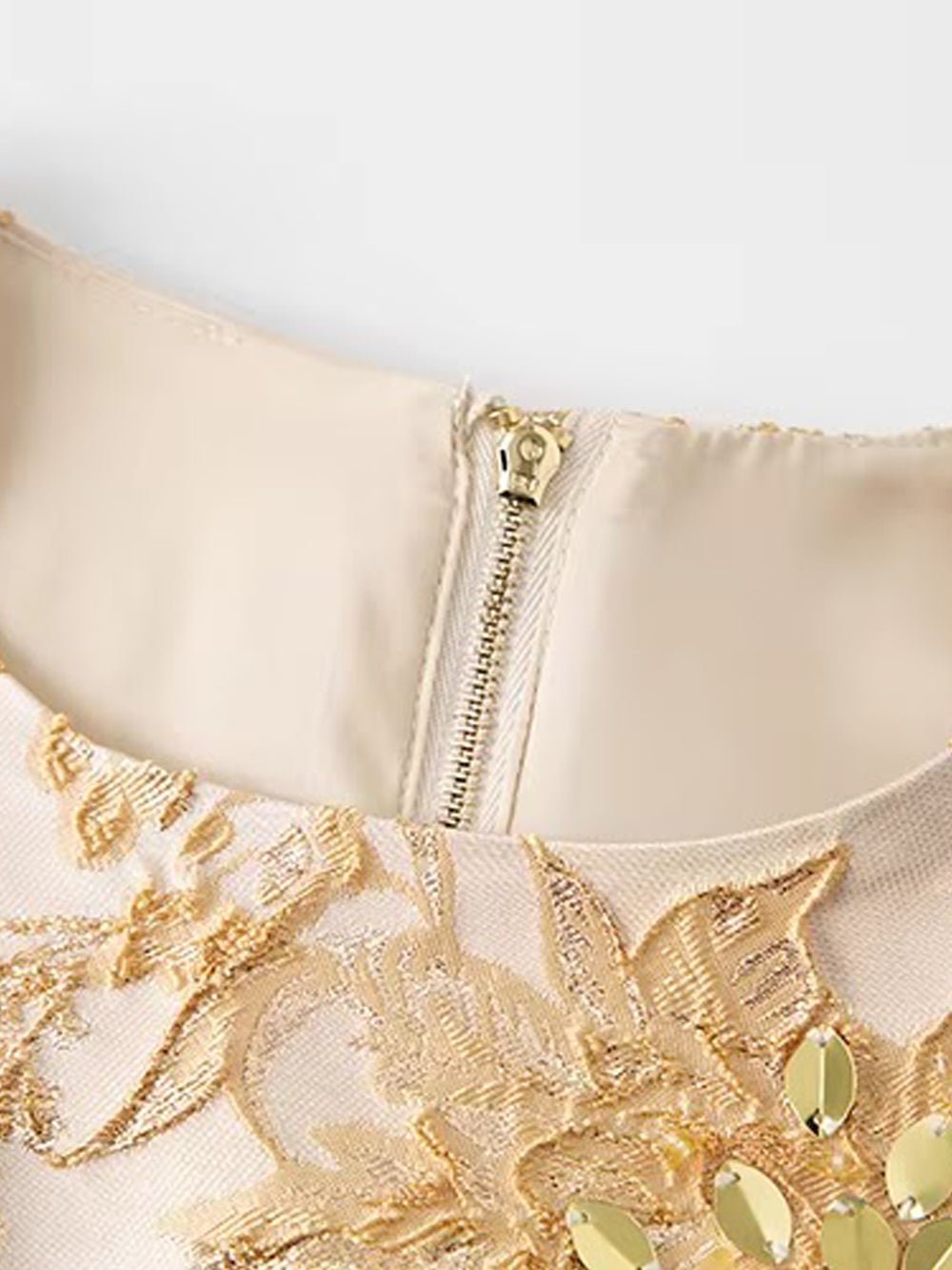 Camille Embellished Floral Mini Dress