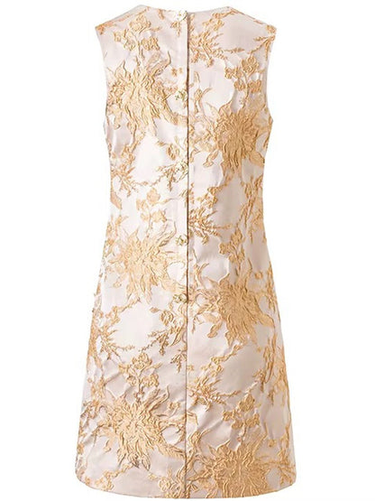 Camille Embellished Floral Mini Dress