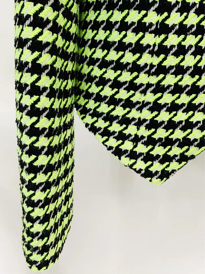 Camille Houndstooth Tweed Jacket