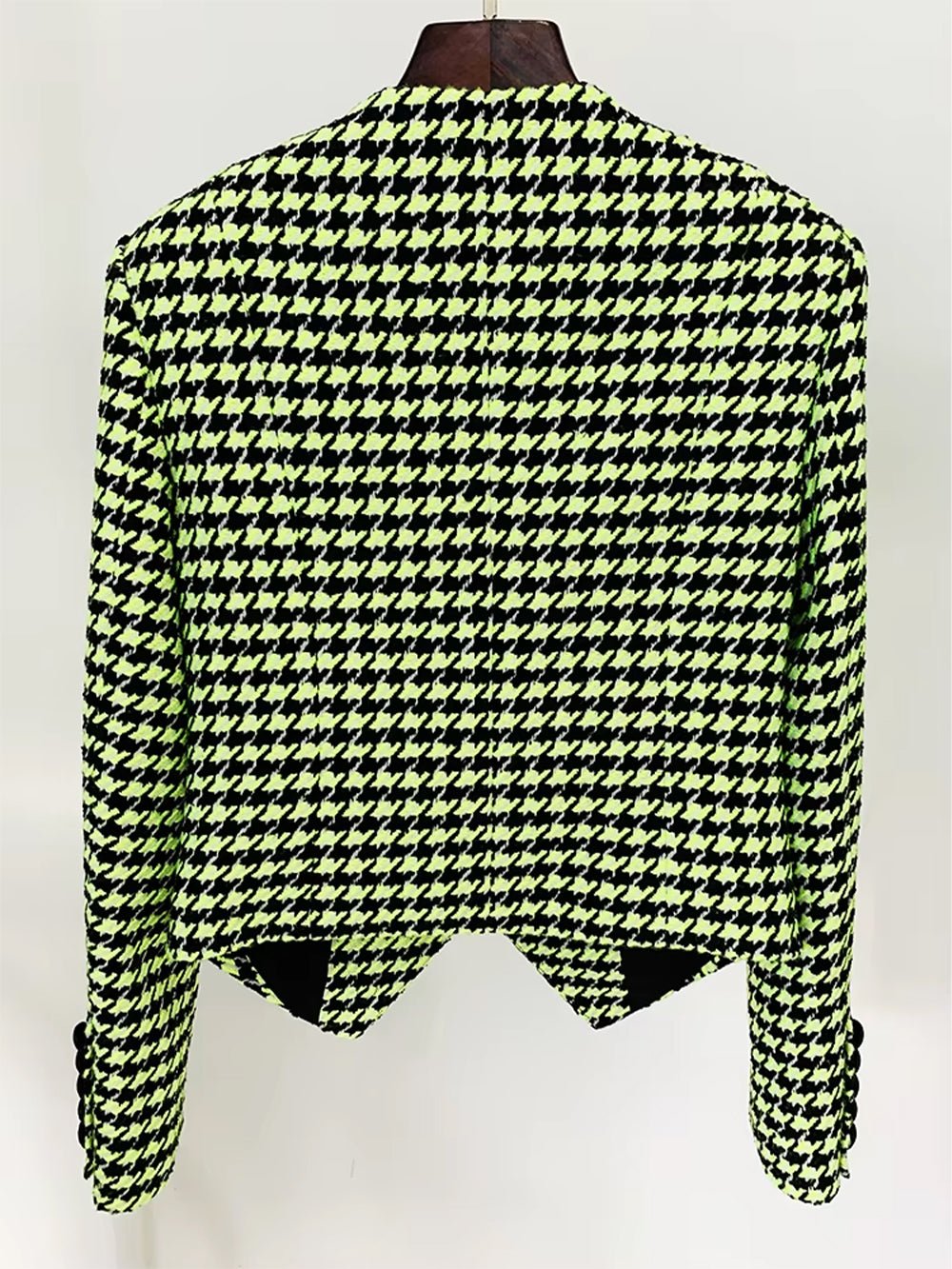 Camille Houndstooth Tweed Jacket
