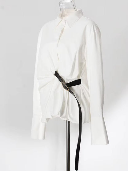 Celeste Belted Twist Blouse