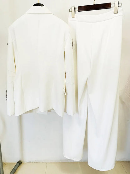 Cora Diamond Blazer & Pants Set