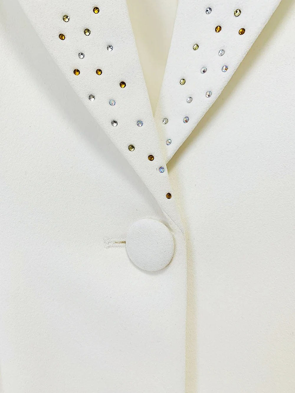 Daisy Lapeled Rhinestones Blazer