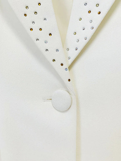 Daisy Lapeled Rhinestones Blazer