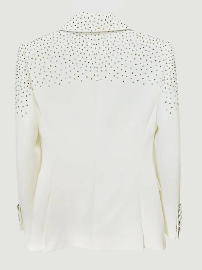 Daisy Lapeled Rhinestones Blazer
