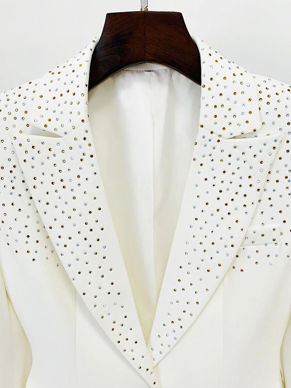 Daisy Lapeled Rhinestones Blazer
