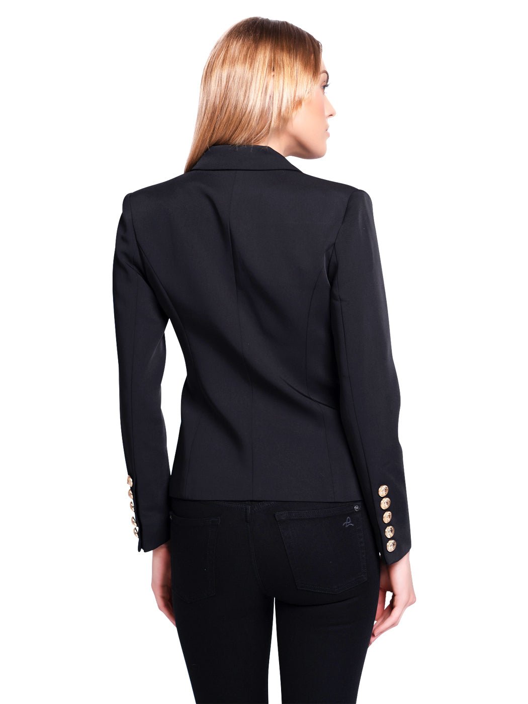 Double-Breasted Jacket in Black