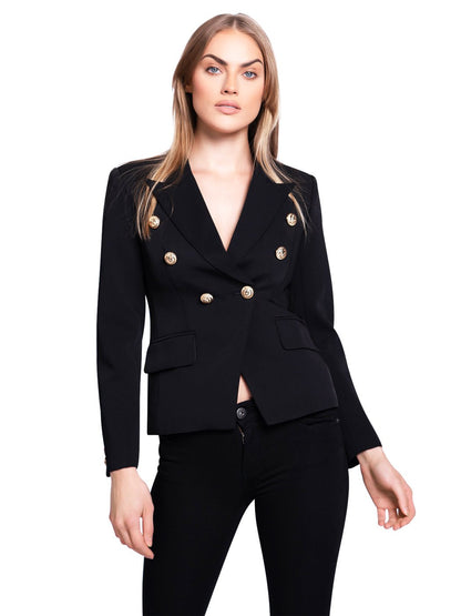 Double-Breasted Jacket in Black