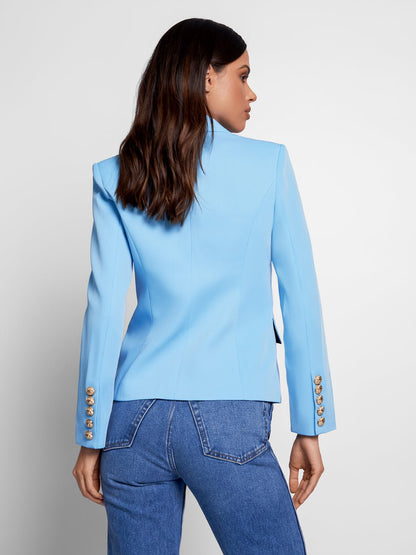 Double-Breasted Jacket in Blue