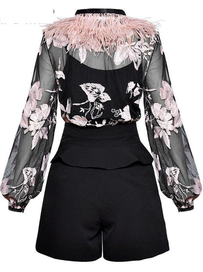 Ella Blouse & Shorts Suit