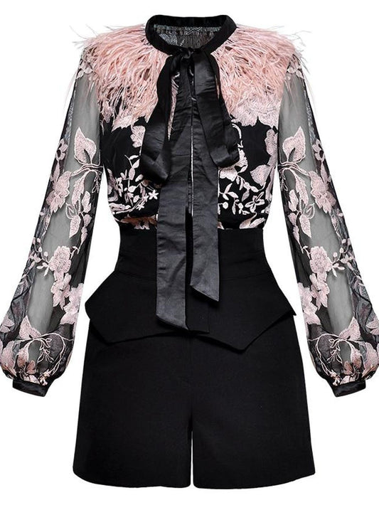 Ella Blouse & Shorts Suit