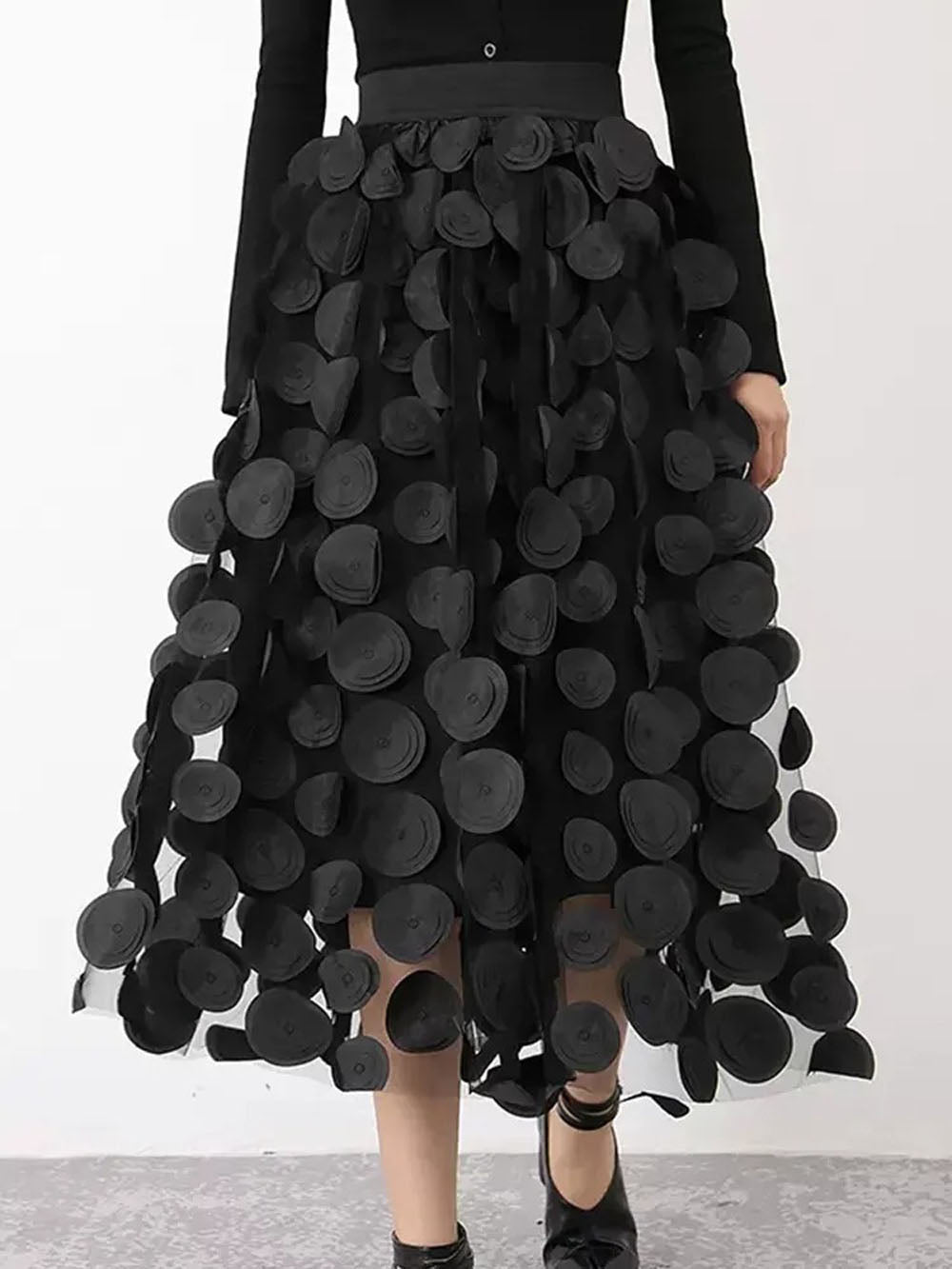 Eva Tulle Midi Skirt