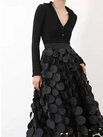 Eva Tulle Midi Skirt