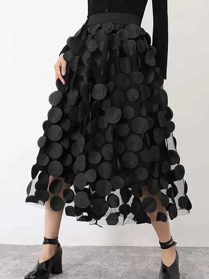 Eva Tulle Midi Skirt