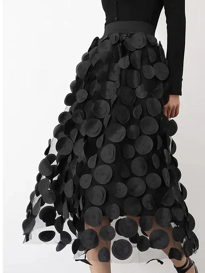 Eva Tulle Midi Skirt