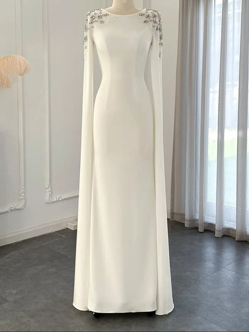 Evangeline Cape Evening Gown