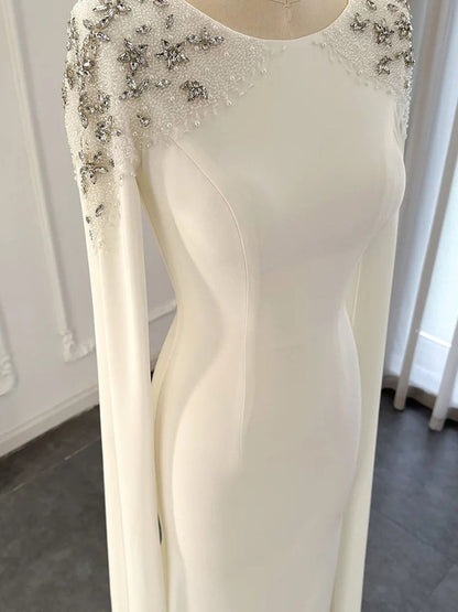 Evangeline Cape Evening Gown