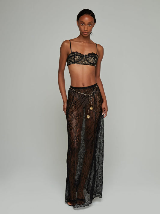 Eve Lace Bra & Maxi Skirt Set