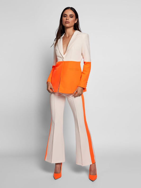 "Everywhere" Blazer + Pants Suit in Orange